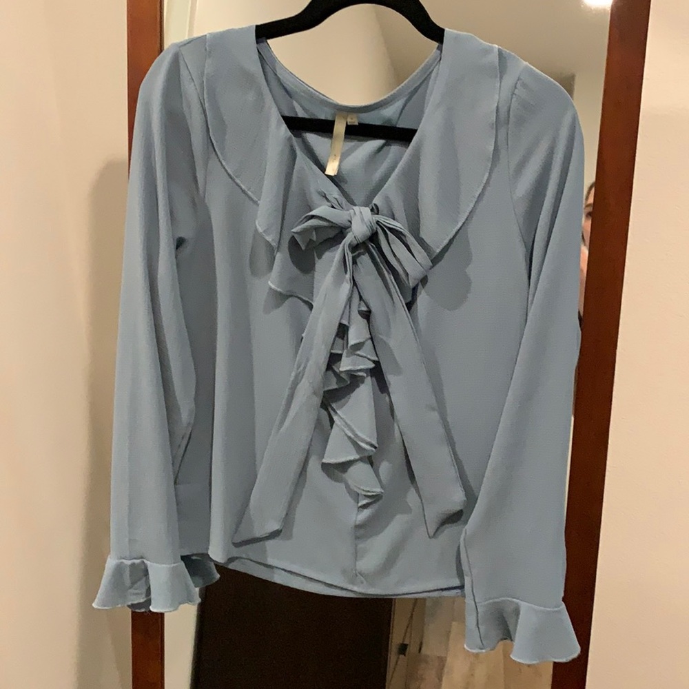 Light blue Mona b blouse